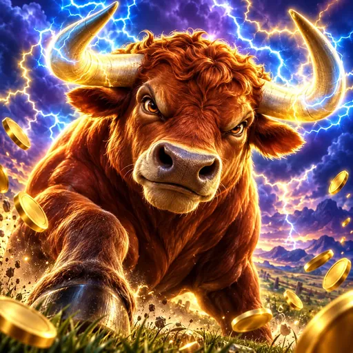 Beef Lightning pokie cover art