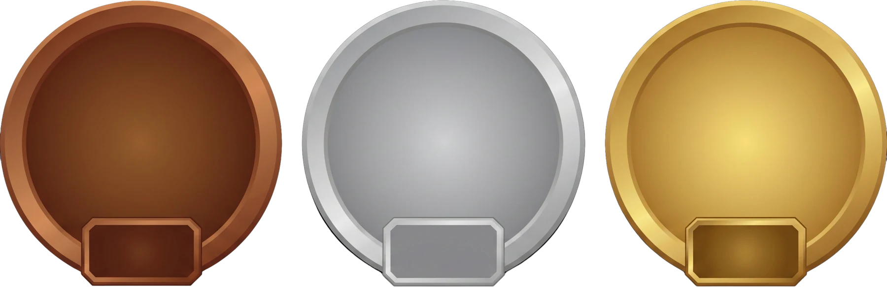 Three round medal frames representing the licence, operator and registration checks in this review